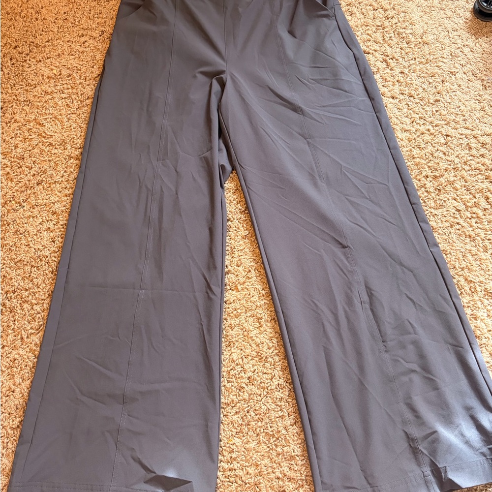 Fabletics Charcoal Wide-Leg Pants